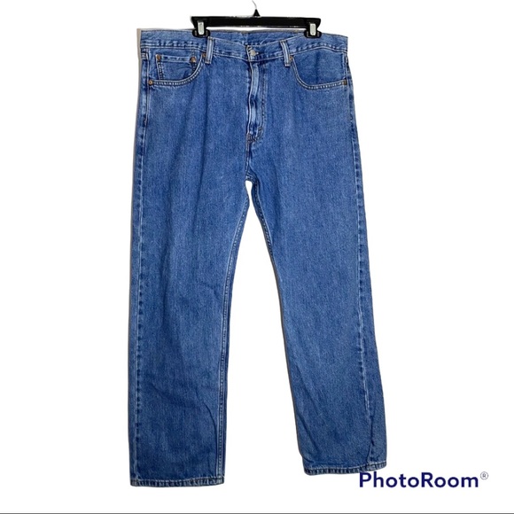 Levi's Other - Levi’s 505 Men’s Blue Straight Fit Levis Strauss Regular Jeans Size 38X30